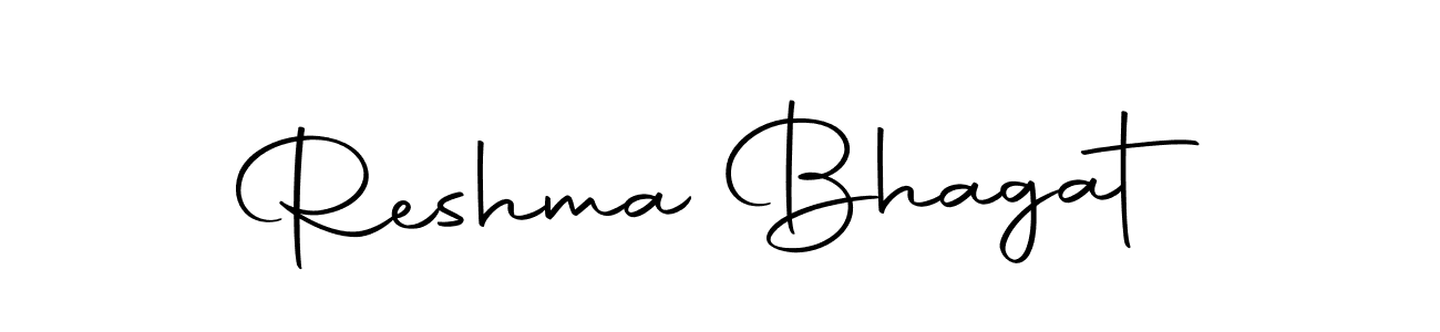 Design your own signature with our free online signature maker. With this signature software, you can create a handwritten (Autography-DOLnW) signature for name Reshma Bhagat. Reshma Bhagat signature style 10 images and pictures png