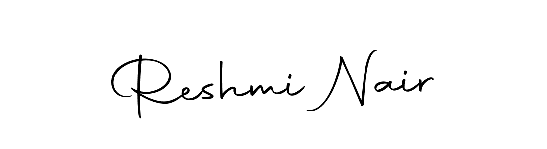 Also we have Reshmi Nair name is the best signature style. Create professional handwritten signature collection using Autography-DOLnW autograph style. Reshmi Nair signature style 10 images and pictures png