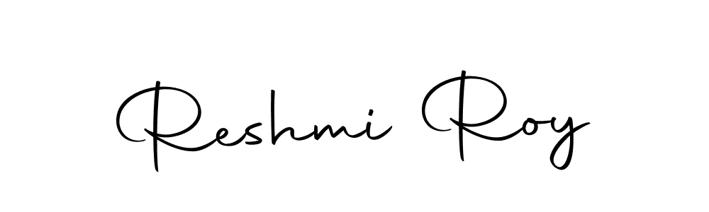 Use a signature maker to create a handwritten signature online. With this signature software, you can design (Autography-DOLnW) your own signature for name Reshmi Roy. Reshmi Roy signature style 10 images and pictures png