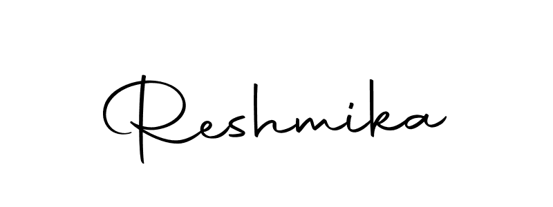 Similarly Autography-DOLnW is the best handwritten signature design. Signature creator online .You can use it as an online autograph creator for name Reshmika. Reshmika signature style 10 images and pictures png