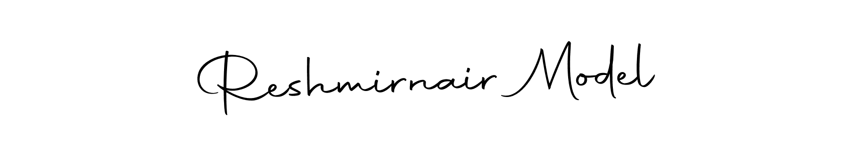 Reshmirnair Model stylish signature style. Best Handwritten Sign (Autography-DOLnW) for my name. Handwritten Signature Collection Ideas for my name Reshmirnair Model. Reshmirnair Model signature style 10 images and pictures png