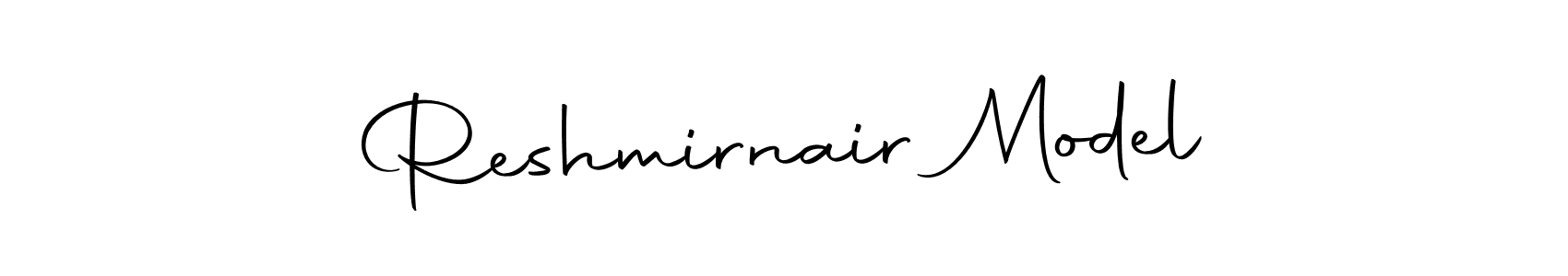 Reshmirnair Model stylish signature style. Best Handwritten Sign (Autography-DOLnW) for my name. Handwritten Signature Collection Ideas for my name Reshmirnair Model. Reshmirnair Model signature style 10 images and pictures png