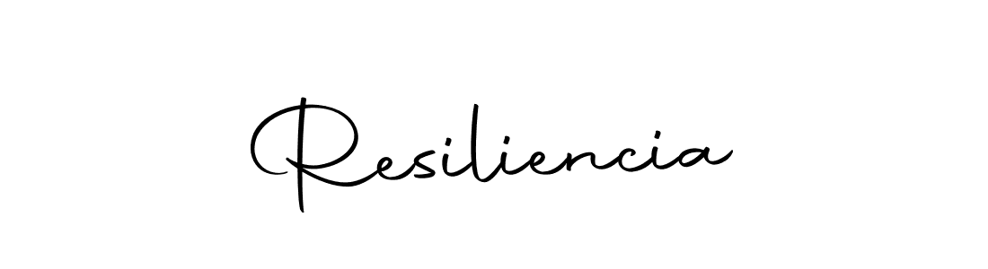 You can use this online signature creator to create a handwritten signature for the name Resiliencia. This is the best online autograph maker. Resiliencia signature style 10 images and pictures png