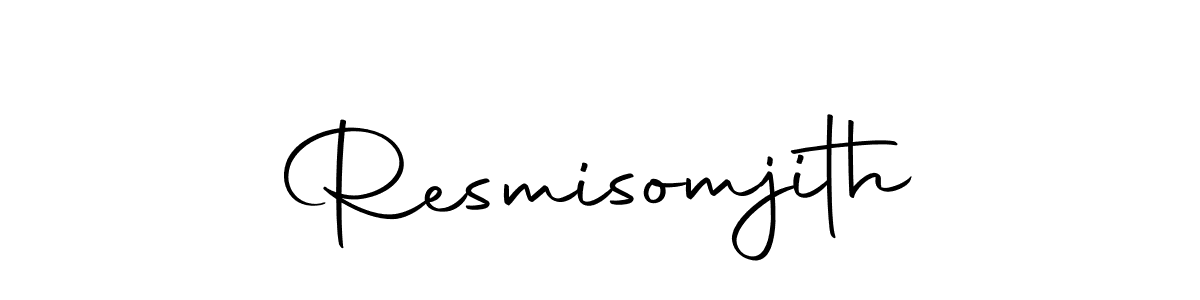 Make a short Resmisomjith signature style. Manage your documents anywhere anytime using Autography-DOLnW. Create and add eSignatures, submit forms, share and send files easily. Resmisomjith signature style 10 images and pictures png
