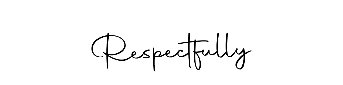 It looks lik you need a new signature style for name Respectfully. Design unique handwritten (Autography-DOLnW) signature with our free signature maker in just a few clicks. Respectfully signature style 10 images and pictures png