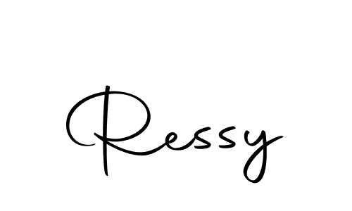 How to make Ressy signature? Autography-DOLnW is a professional autograph style. Create handwritten signature for Ressy name. Ressy signature style 10 images and pictures png