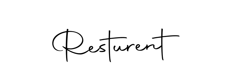 Autography-DOLnW is a professional signature style that is perfect for those who want to add a touch of class to their signature. It is also a great choice for those who want to make their signature more unique. Get Resturent name to fancy signature for free. Resturent signature style 10 images and pictures png