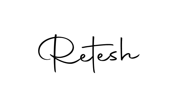 Similarly Autography-DOLnW is the best handwritten signature design. Signature creator online .You can use it as an online autograph creator for name Retesh. Retesh signature style 10 images and pictures png