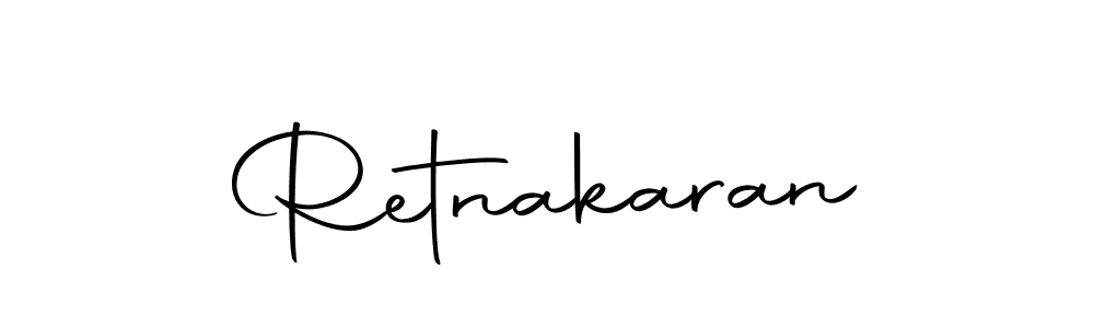 You should practise on your own different ways (Autography-DOLnW) to write your name (Retnakaran) in signature. don't let someone else do it for you. Retnakaran signature style 10 images and pictures png