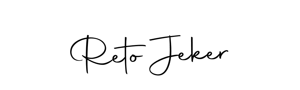 Make a short Reto Jeker signature style. Manage your documents anywhere anytime using Autography-DOLnW. Create and add eSignatures, submit forms, share and send files easily. Reto Jeker signature style 10 images and pictures png