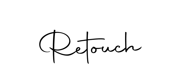 How to make Retouch name signature. Use Autography-DOLnW style for creating short signs online. This is the latest handwritten sign. Retouch signature style 10 images and pictures png