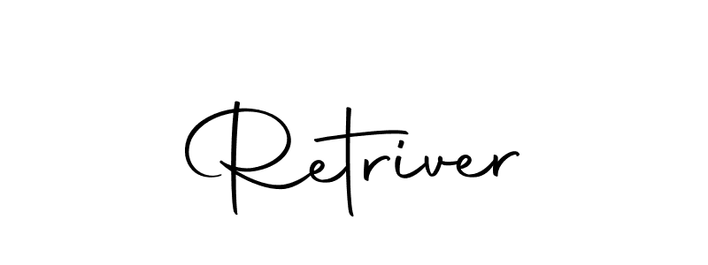 Create a beautiful signature design for name Retriver. With this signature (Autography-DOLnW) fonts, you can make a handwritten signature for free. Retriver signature style 10 images and pictures png