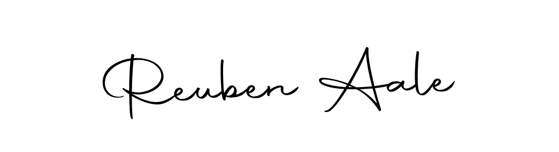 Autography-DOLnW is a professional signature style that is perfect for those who want to add a touch of class to their signature. It is also a great choice for those who want to make their signature more unique. Get Reuben Aale name to fancy signature for free. Reuben Aale signature style 10 images and pictures png
