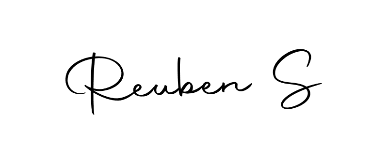Similarly Autography-DOLnW is the best handwritten signature design. Signature creator online .You can use it as an online autograph creator for name Reuben S. Reuben S signature style 10 images and pictures png
