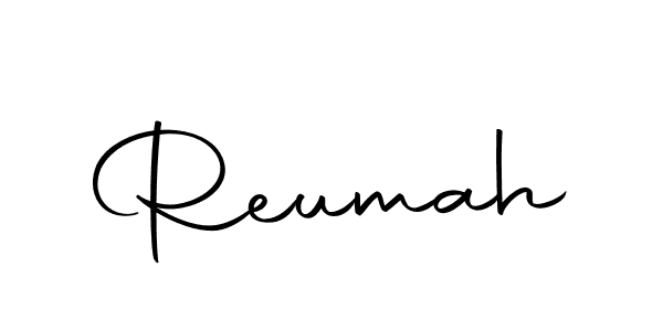 The best way (Autography-DOLnW) to make a short signature is to pick only two or three words in your name. The name Reumah include a total of six letters. For converting this name. Reumah signature style 10 images and pictures png