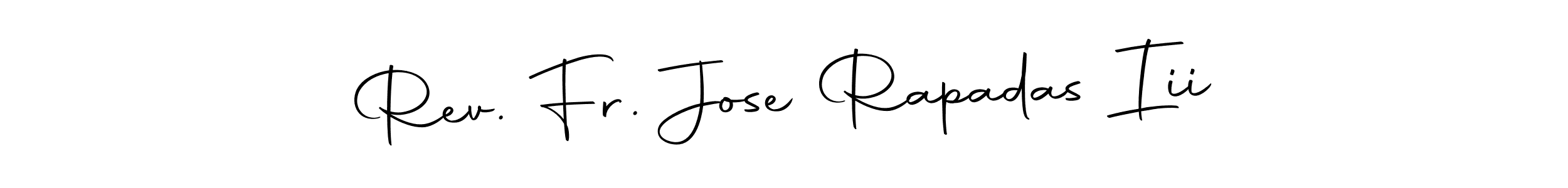 Create a beautiful signature design for name Rev. Fr. Jose Rapadas Iii. With this signature (Autography-DOLnW) fonts, you can make a handwritten signature for free. Rev. Fr. Jose Rapadas Iii signature style 10 images and pictures png