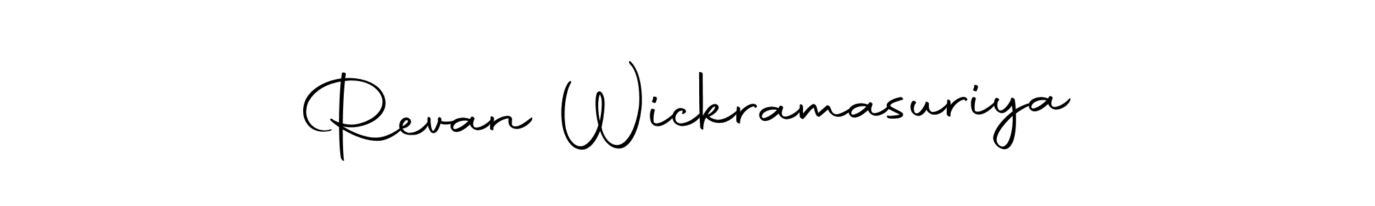 Revan Wickramasuriya stylish signature style. Best Handwritten Sign (Autography-DOLnW) for my name. Handwritten Signature Collection Ideas for my name Revan Wickramasuriya. Revan Wickramasuriya signature style 10 images and pictures png