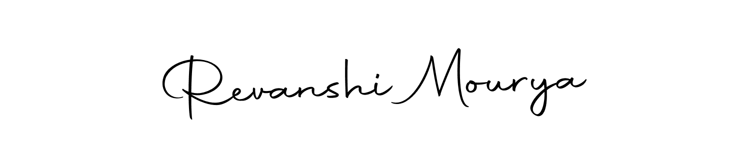 You can use this online signature creator to create a handwritten signature for the name Revanshi Mourya. This is the best online autograph maker. Revanshi Mourya signature style 10 images and pictures png