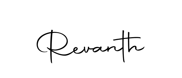 Use a signature maker to create a handwritten signature online. With this signature software, you can design (Autography-DOLnW) your own signature for name Revanth. Revanth signature style 10 images and pictures png