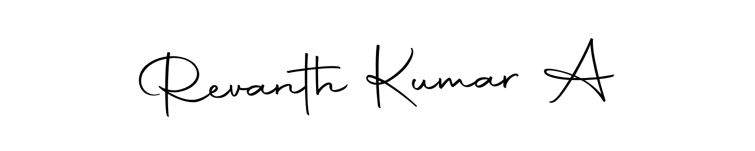 It looks lik you need a new signature style for name Revanth Kumar A. Design unique handwritten (Autography-DOLnW) signature with our free signature maker in just a few clicks. Revanth Kumar A signature style 10 images and pictures png