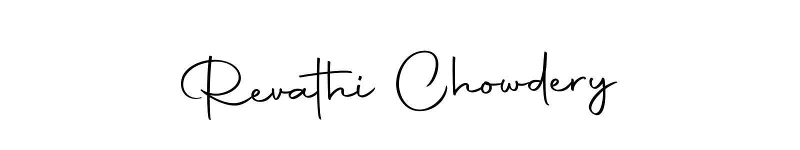 The best way (Autography-DOLnW) to make a short signature is to pick only two or three words in your name. The name Revathi Chowdery include a total of six letters. For converting this name. Revathi Chowdery signature style 10 images and pictures png