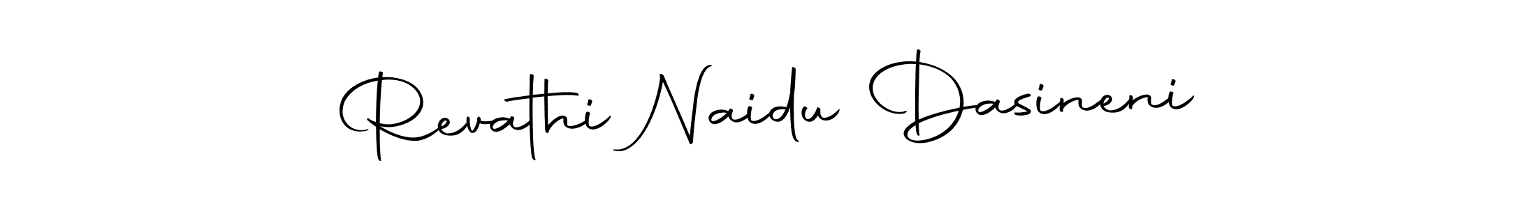 Make a short Revathi Naidu Dasineni signature style. Manage your documents anywhere anytime using Autography-DOLnW. Create and add eSignatures, submit forms, share and send files easily. Revathi Naidu Dasineni signature style 10 images and pictures png