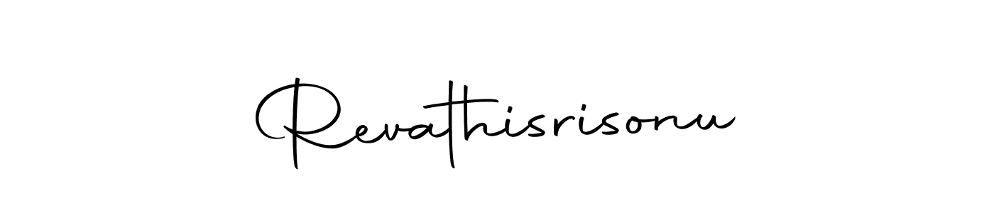 Also we have Revathisrisonu name is the best signature style. Create professional handwritten signature collection using Autography-DOLnW autograph style. Revathisrisonu signature style 10 images and pictures png