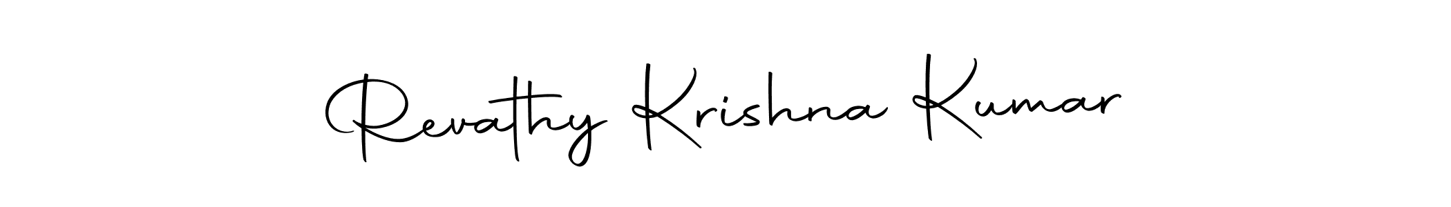 if you are searching for the best signature style for your name Revathy Krishna Kumar. so please give up your signature search. here we have designed multiple signature styles  using Autography-DOLnW. Revathy Krishna Kumar signature style 10 images and pictures png