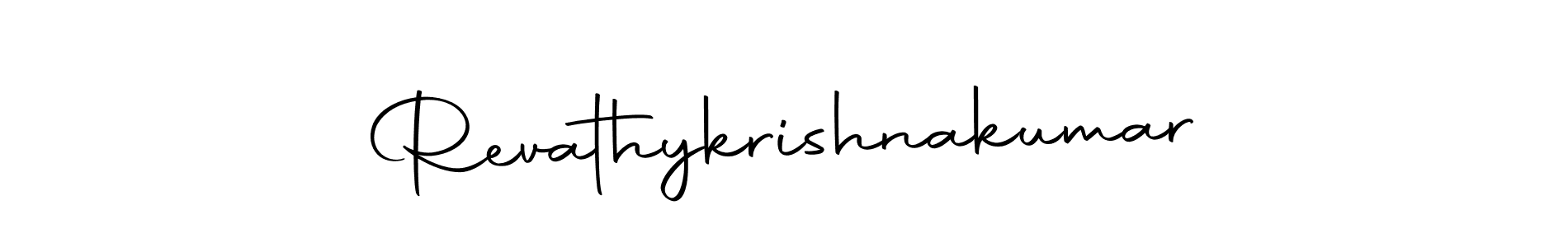 Make a beautiful signature design for name Revathykrishnakumar. With this signature (Autography-DOLnW) style, you can create a handwritten signature for free. Revathykrishnakumar signature style 10 images and pictures png
