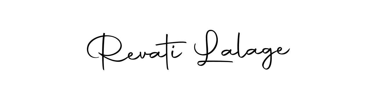 You should practise on your own different ways (Autography-DOLnW) to write your name (Revati Lalage) in signature. don't let someone else do it for you. Revati Lalage signature style 10 images and pictures png