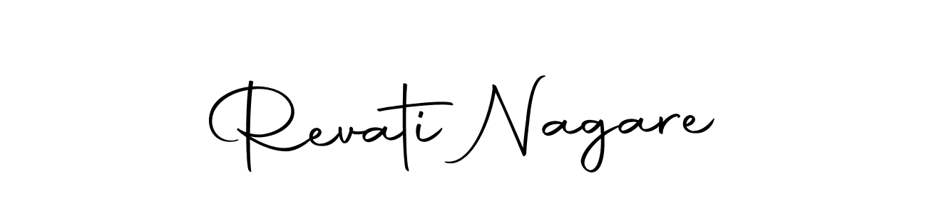 Use a signature maker to create a handwritten signature online. With this signature software, you can design (Autography-DOLnW) your own signature for name Revati Nagare. Revati Nagare signature style 10 images and pictures png