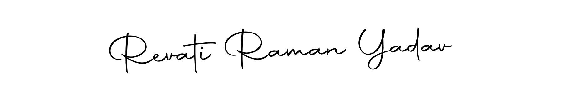 Revati Raman Yadav stylish signature style. Best Handwritten Sign (Autography-DOLnW) for my name. Handwritten Signature Collection Ideas for my name Revati Raman Yadav. Revati Raman Yadav signature style 10 images and pictures png