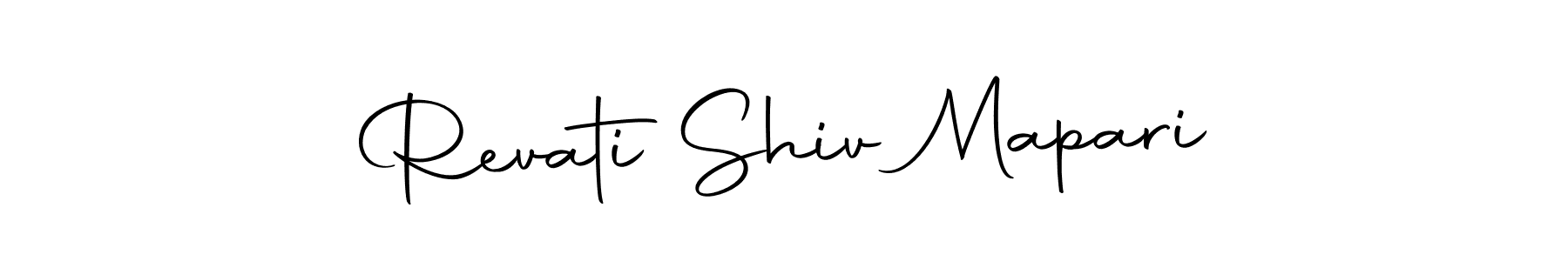 Make a beautiful signature design for name Revati Shiv Mapari. With this signature (Autography-DOLnW) style, you can create a handwritten signature for free. Revati Shiv Mapari signature style 10 images and pictures png