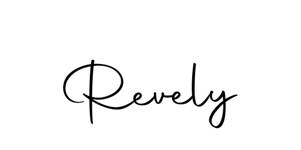 How to make Revely signature? Autography-DOLnW is a professional autograph style. Create handwritten signature for Revely name. Revely signature style 10 images and pictures png