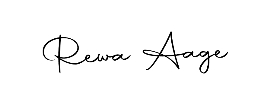 Rewa Aage stylish signature style. Best Handwritten Sign (Autography-DOLnW) for my name. Handwritten Signature Collection Ideas for my name Rewa Aage. Rewa Aage signature style 10 images and pictures png
