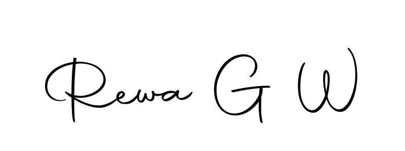 Make a short Rewa G W signature style. Manage your documents anywhere anytime using Autography-DOLnW. Create and add eSignatures, submit forms, share and send files easily. Rewa G W signature style 10 images and pictures png