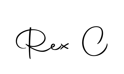 if you are searching for the best signature style for your name Rex C. so please give up your signature search. here we have designed multiple signature styles  using Autography-DOLnW. Rex C signature style 10 images and pictures png