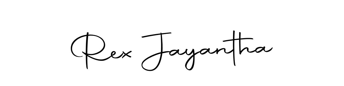 Use a signature maker to create a handwritten signature online. With this signature software, you can design (Autography-DOLnW) your own signature for name Rex Jayantha. Rex Jayantha signature style 10 images and pictures png