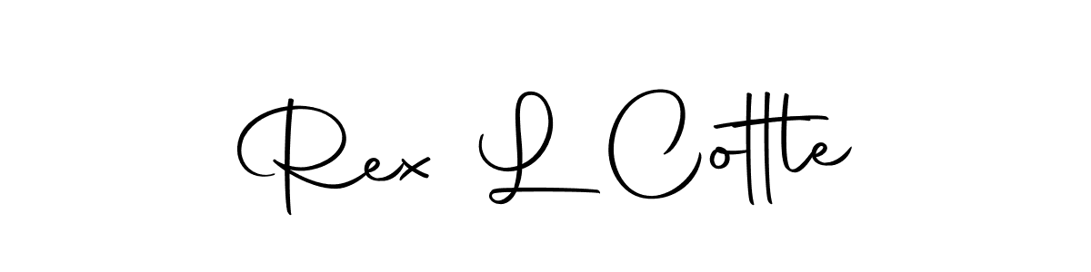 You should practise on your own different ways (Autography-DOLnW) to write your name (Rex L Cottle) in signature. don't let someone else do it for you. Rex L Cottle signature style 10 images and pictures png
