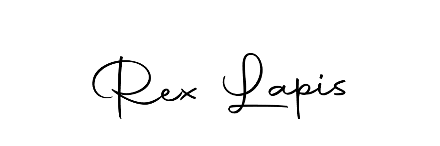 Create a beautiful signature design for name Rex Lapis. With this signature (Autography-DOLnW) fonts, you can make a handwritten signature for free. Rex Lapis signature style 10 images and pictures png