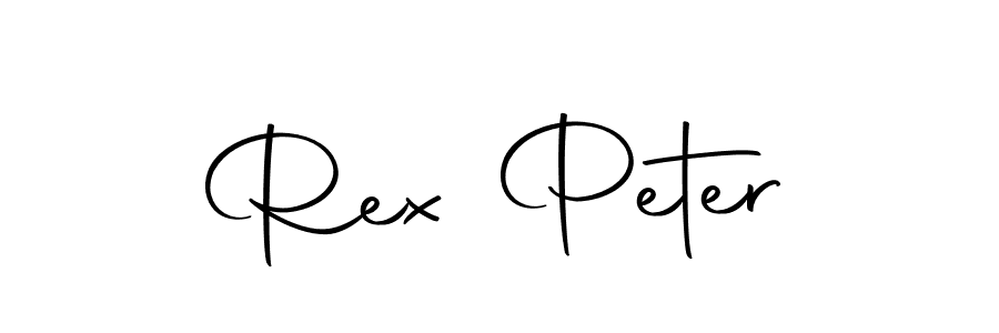 Create a beautiful signature design for name Rex Peter. With this signature (Autography-DOLnW) fonts, you can make a handwritten signature for free. Rex Peter signature style 10 images and pictures png