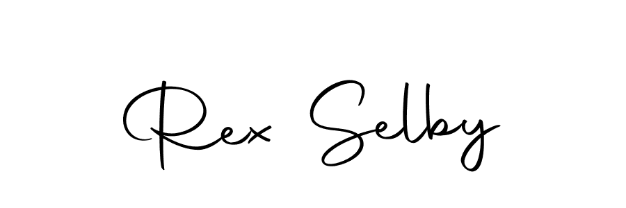 Design your own signature with our free online signature maker. With this signature software, you can create a handwritten (Autography-DOLnW) signature for name Rex Selby. Rex Selby signature style 10 images and pictures png