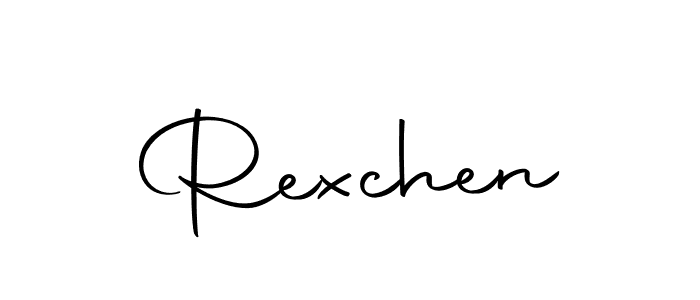 You can use this online signature creator to create a handwritten signature for the name Rexchen. This is the best online autograph maker. Rexchen signature style 10 images and pictures png