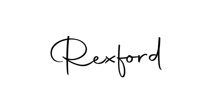 Rexford stylish signature style. Best Handwritten Sign (Autography-DOLnW) for my name. Handwritten Signature Collection Ideas for my name Rexford. Rexford signature style 10 images and pictures png