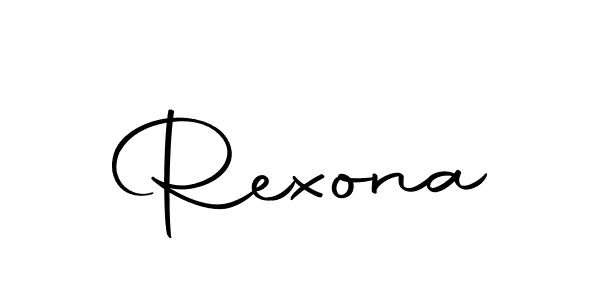 Make a beautiful signature design for name Rexona. With this signature (Autography-DOLnW) style, you can create a handwritten signature for free. Rexona signature style 10 images and pictures png