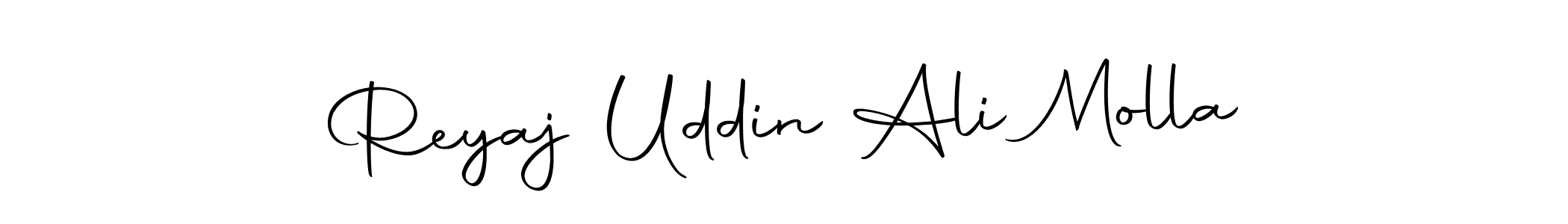 Make a beautiful signature design for name Reyaj Uddin Ali Molla. Use this online signature maker to create a handwritten signature for free. Reyaj Uddin Ali Molla signature style 10 images and pictures png
