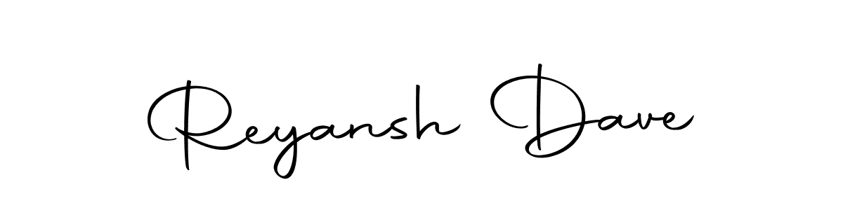 Reyansh Dave stylish signature style. Best Handwritten Sign (Autography-DOLnW) for my name. Handwritten Signature Collection Ideas for my name Reyansh Dave. Reyansh Dave signature style 10 images and pictures png