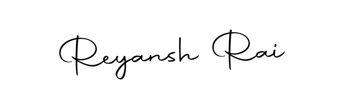Design your own signature with our free online signature maker. With this signature software, you can create a handwritten (Autography-DOLnW) signature for name Reyansh Rai. Reyansh Rai signature style 10 images and pictures png