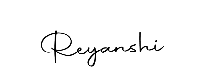 Make a beautiful signature design for name Reyanshi. With this signature (Autography-DOLnW) style, you can create a handwritten signature for free. Reyanshi signature style 10 images and pictures png