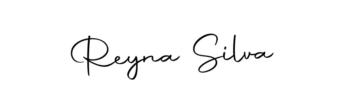 Reyna Silva stylish signature style. Best Handwritten Sign (Autography-DOLnW) for my name. Handwritten Signature Collection Ideas for my name Reyna Silva. Reyna Silva signature style 10 images and pictures png